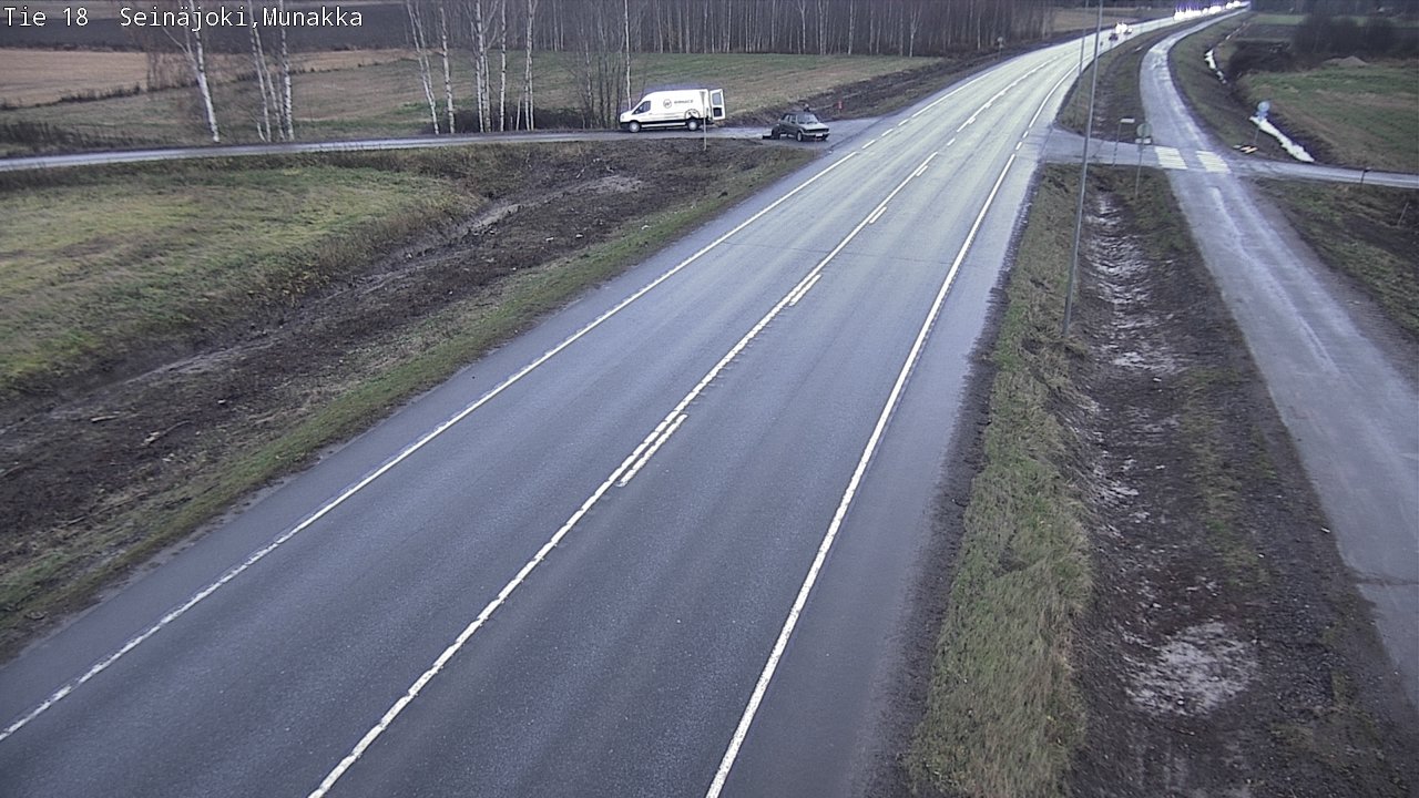 Weather Camera Image Väg 18 Seinäjoki, Munakka, Seinäjoki, Etelä-Pohjanmaa