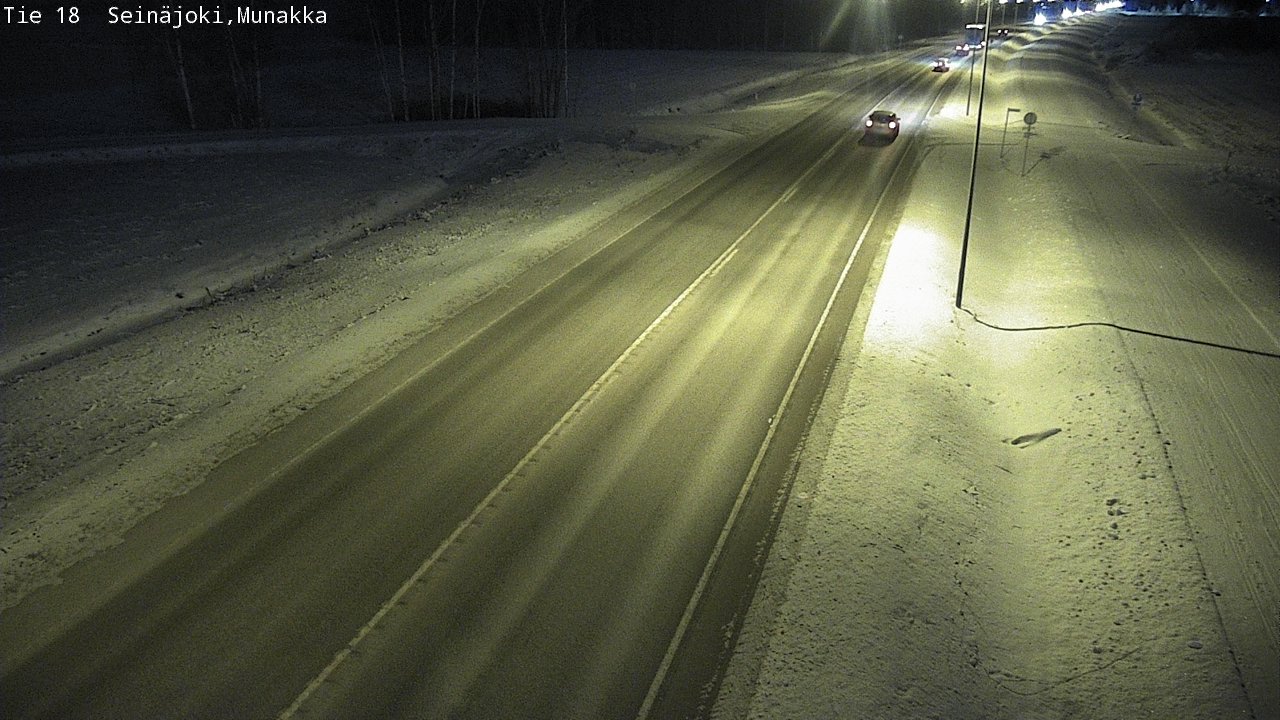 Weather Camera Image Väg 18 Seinäjoki, Munakka, Seinäjoki, Etelä-Pohjanmaa