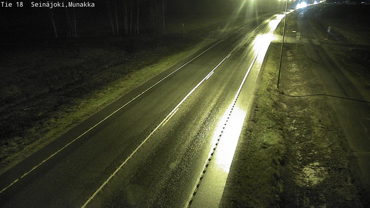 Weather Camera Image Road 18 Seinäjoki, Munakka, Seinäjoki, Etelä-Pohjanmaa