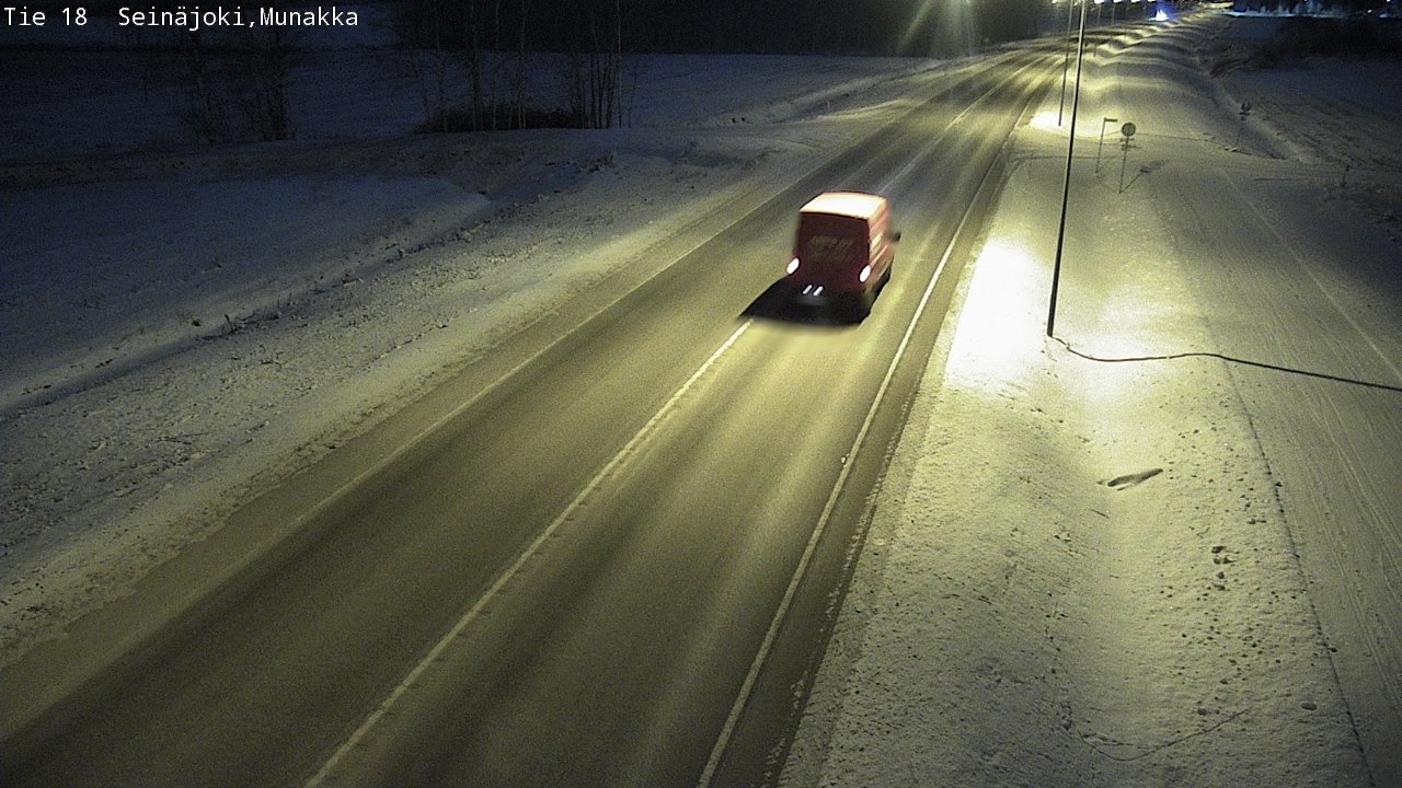 Weather Camera Image Road 18 Seinäjoki, Munakka, Seinäjoki, Etelä-Pohjanmaa