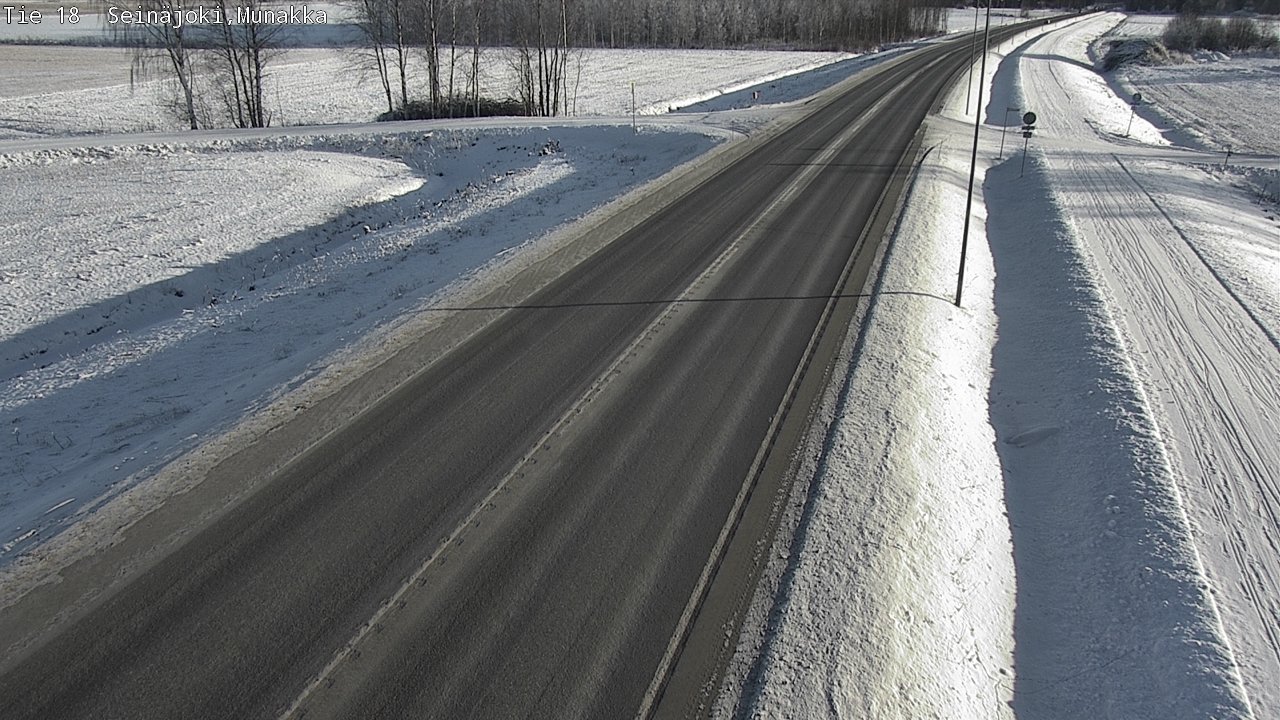 Weather Camera Image Road 18 Seinäjoki, Munakka, Seinäjoki, Etelä-Pohjanmaa