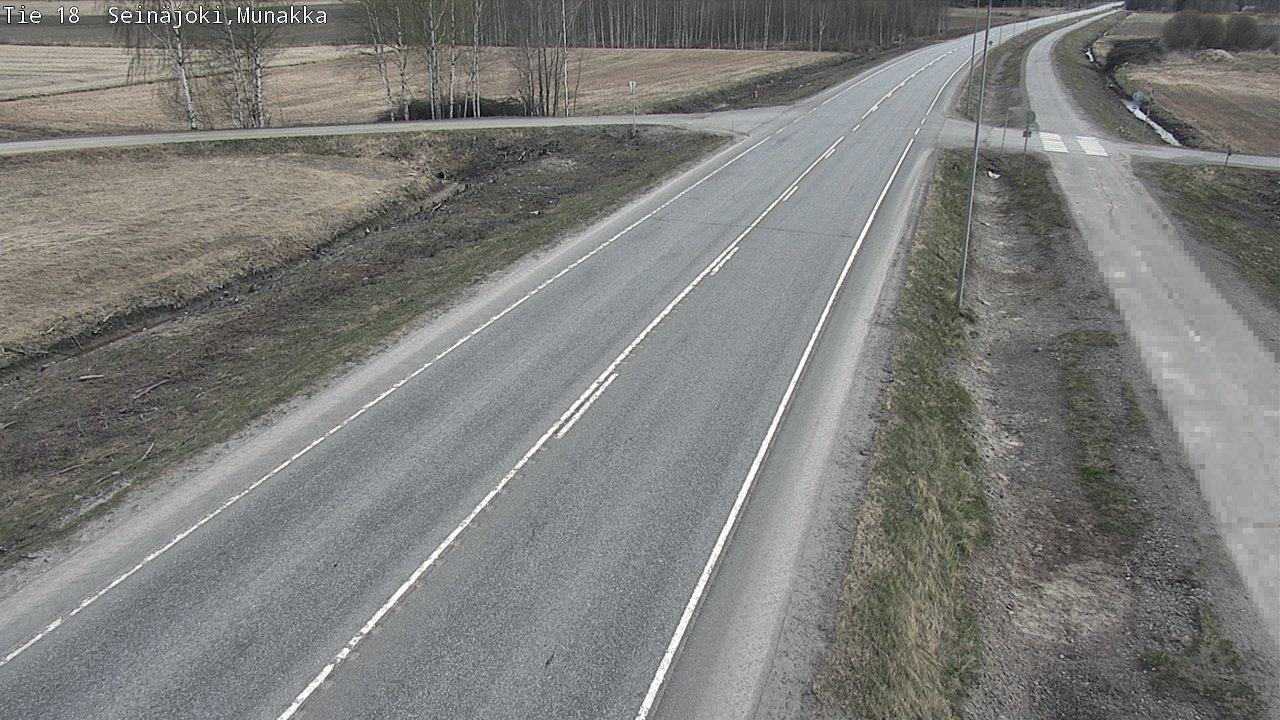 Weather Camera Image Väg 18 Seinäjoki, Munakka, Seinäjoki, Etelä-Pohjanmaa