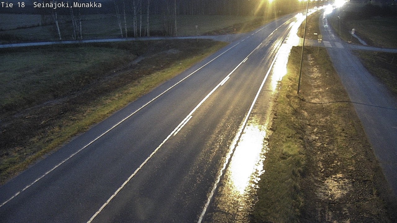 Weather Camera Image Väg 18 Seinäjoki, Munakka, Seinäjoki, Etelä-Pohjanmaa