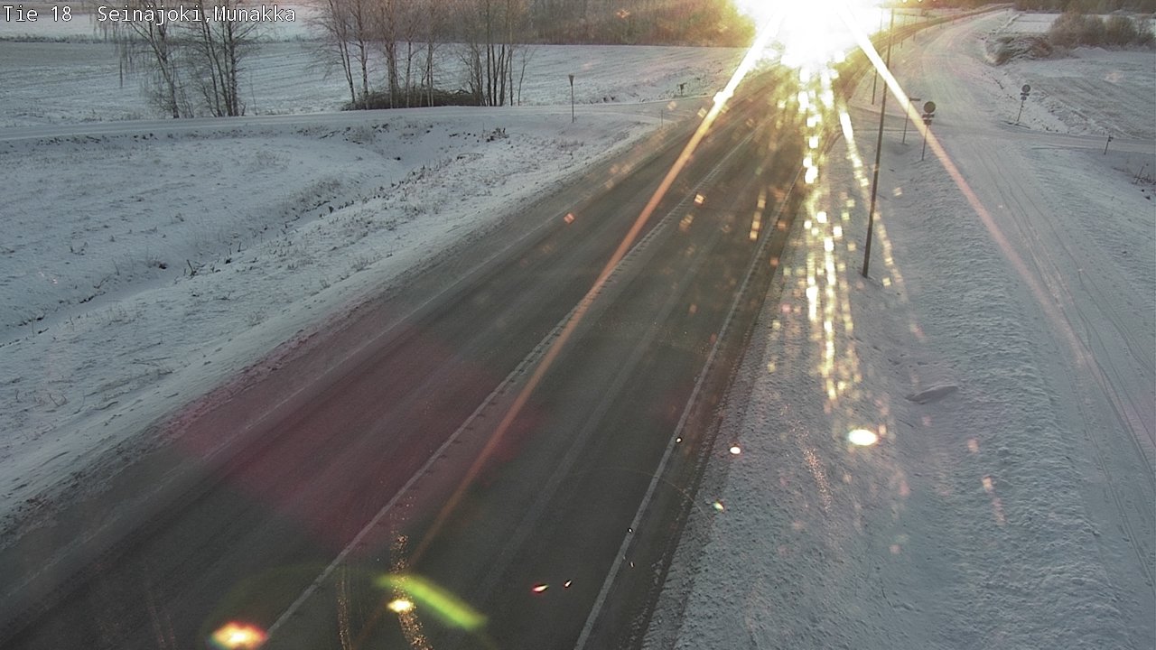 Weather Camera Image Road 18 Seinäjoki, Munakka, Seinäjoki, Etelä-Pohjanmaa