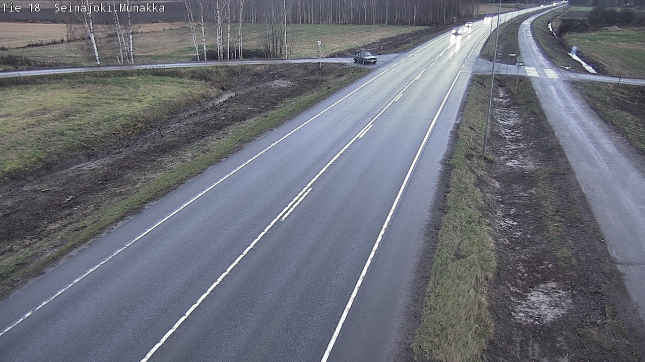 Weather Camera Image Väg 18 Seinäjoki, Munakka, Seinäjoki, Etelä-Pohjanmaa