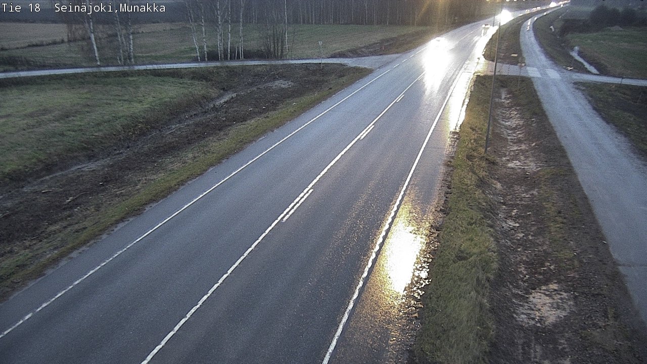 Weather Camera Image Väg 18 Seinäjoki, Munakka, Seinäjoki, Etelä-Pohjanmaa