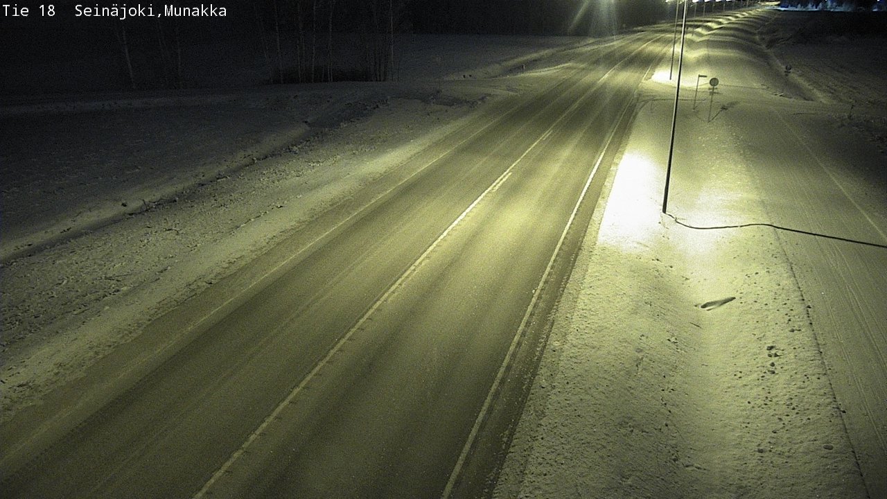 Weather Camera Image Road 18 Seinäjoki, Munakka, Seinäjoki, Etelä-Pohjanmaa