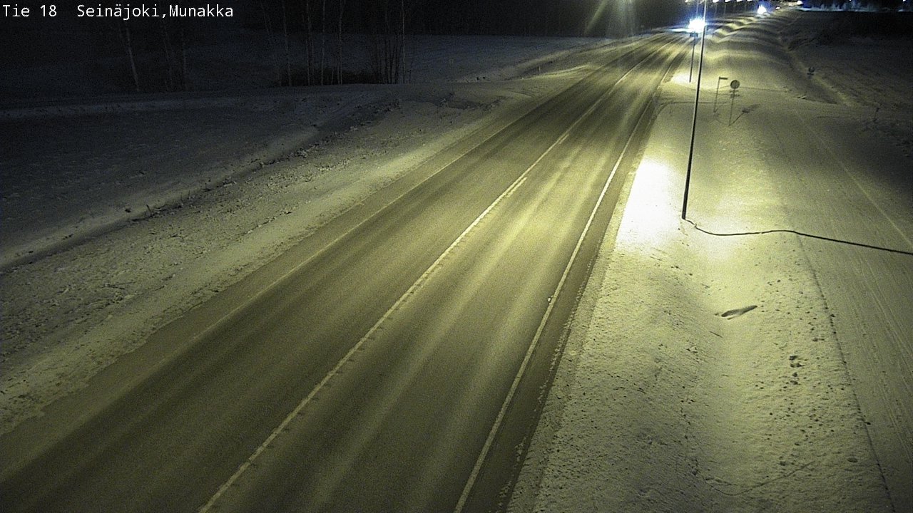 Weather Camera Image Väg 18 Seinäjoki, Munakka, Seinäjoki, Etelä-Pohjanmaa