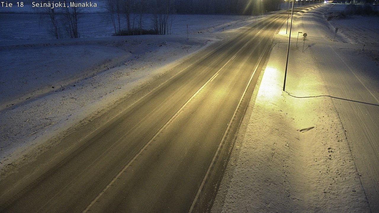 Weather Camera Image Road 18 Seinäjoki, Munakka, Seinäjoki, Etelä-Pohjanmaa