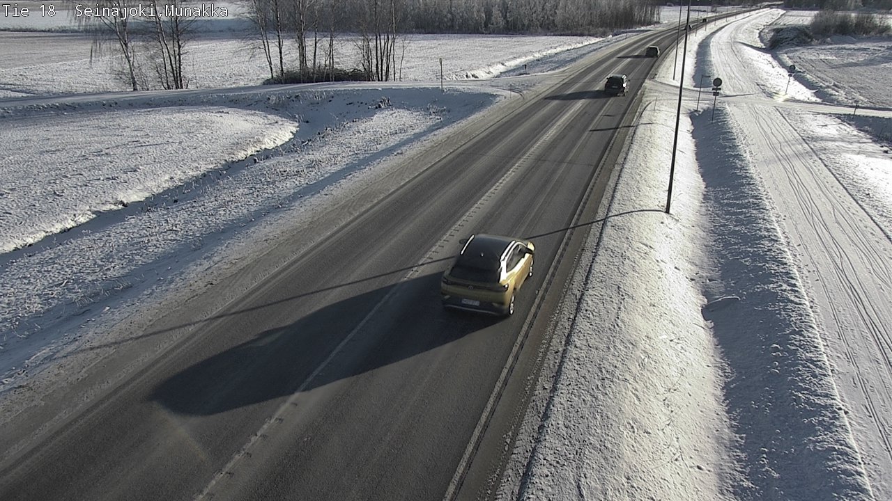 Weather Camera Image Road 18 Seinäjoki, Munakka, Seinäjoki, Etelä-Pohjanmaa