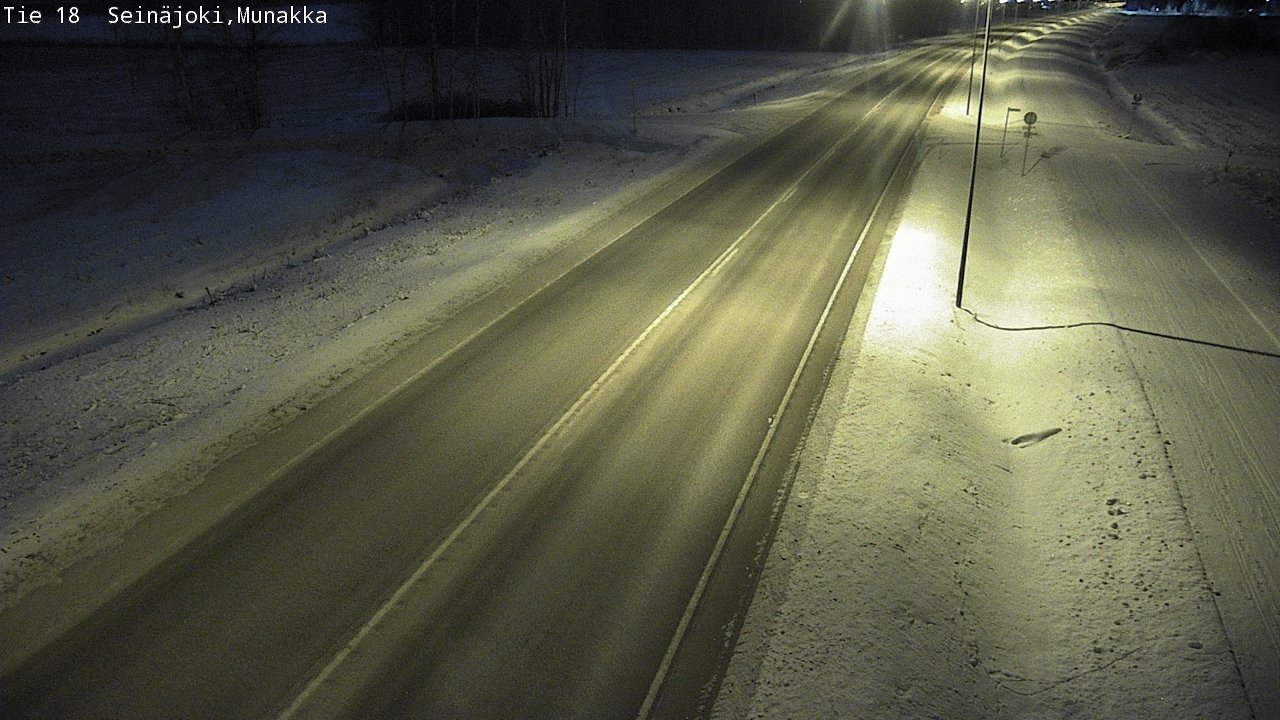Weather Camera Image Road 18 Seinäjoki, Munakka, Seinäjoki, Etelä-Pohjanmaa