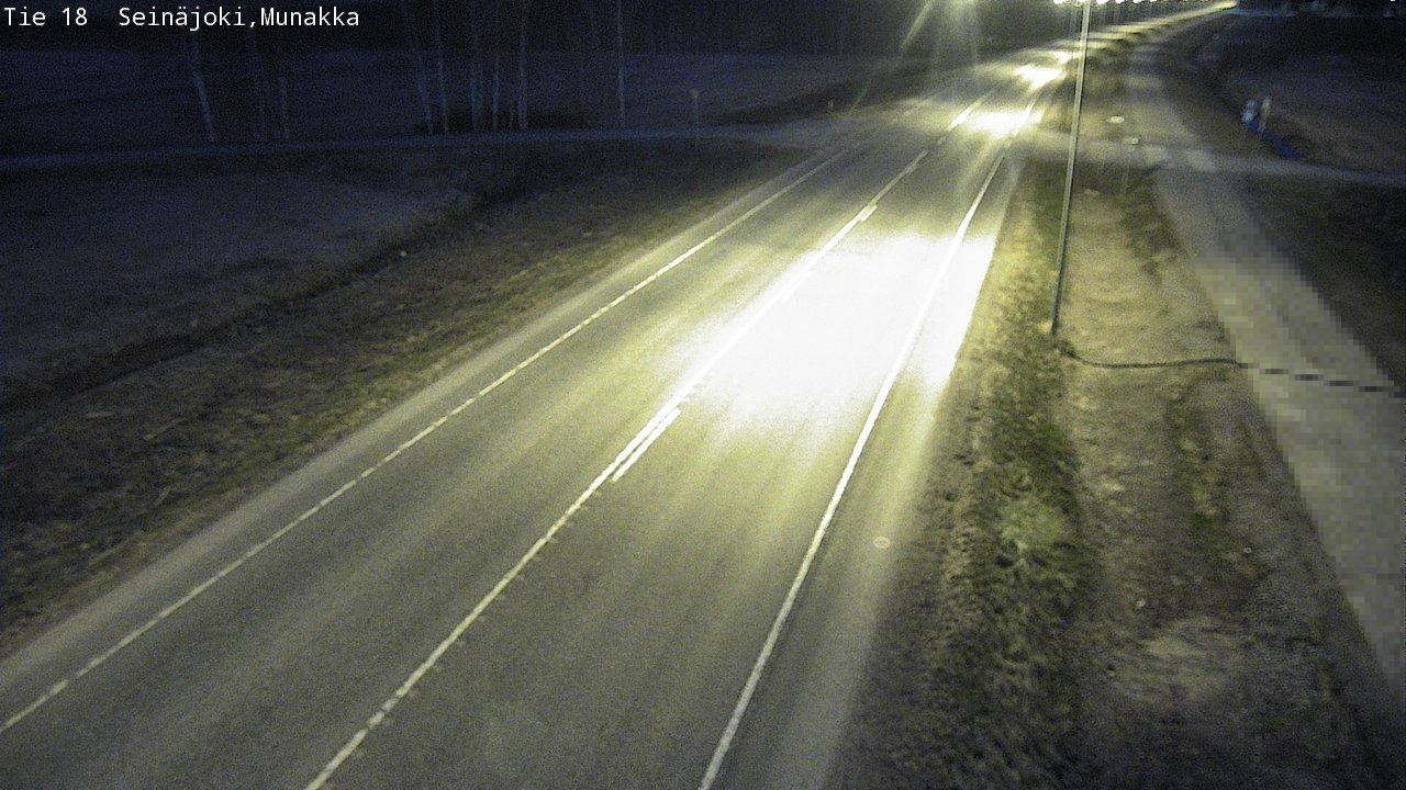 Weather Camera Image Road 18 Seinäjoki, Munakka, Seinäjoki, Etelä-Pohjanmaa