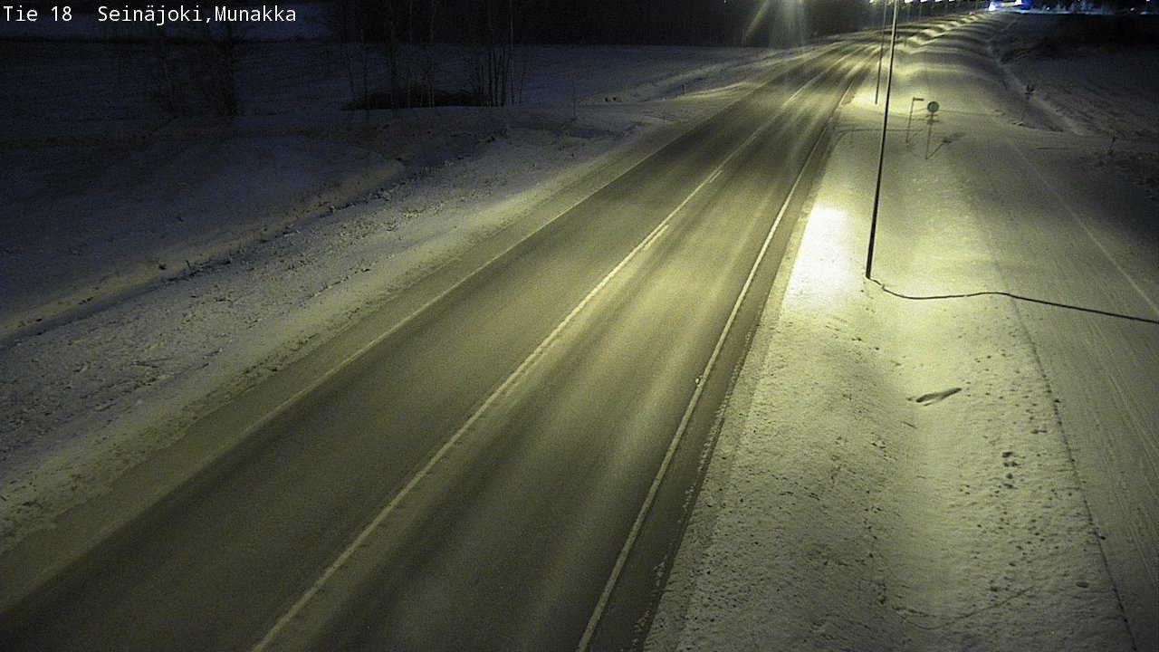 Weather Camera Image Road 18 Seinäjoki, Munakka, Seinäjoki, Etelä-Pohjanmaa