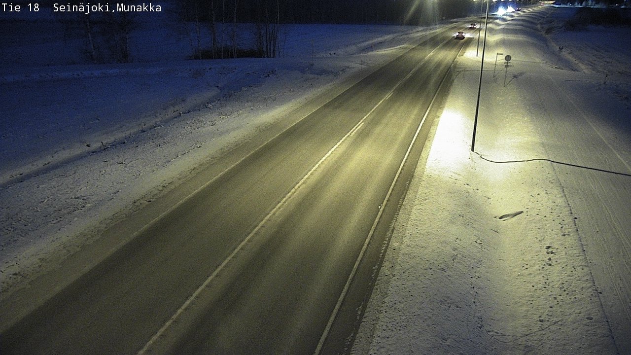 Weather Camera Image Road 18 Seinäjoki, Munakka, Seinäjoki, Etelä-Pohjanmaa