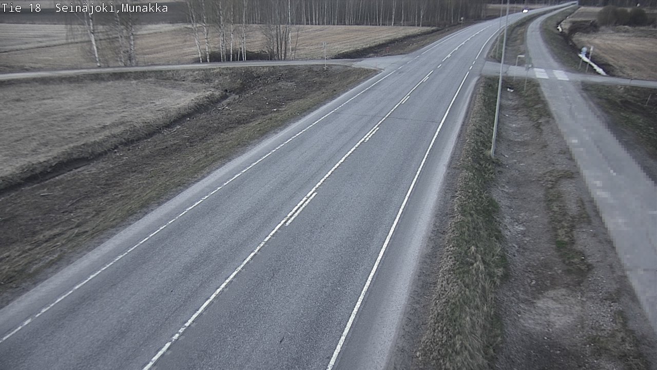 Weather Camera Image Road 18 Seinäjoki, Munakka, Seinäjoki, Etelä-Pohjanmaa