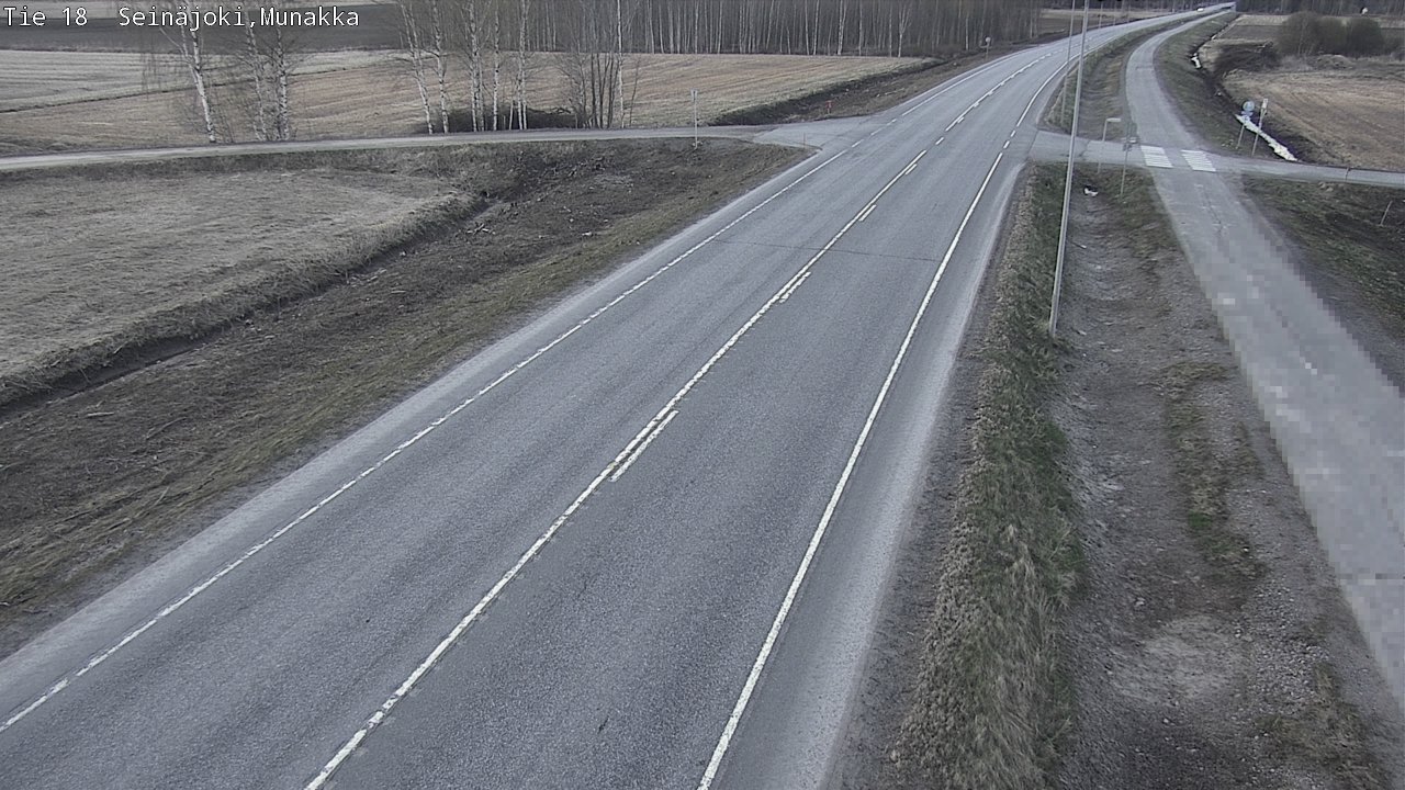 Weather Camera Image Road 18 Seinäjoki, Munakka, Seinäjoki, Etelä-Pohjanmaa