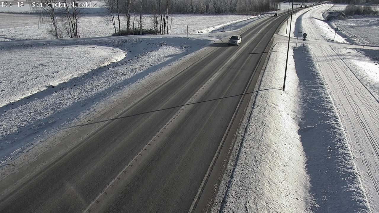 Weather Camera Image Road 18 Seinäjoki, Munakka, Seinäjoki, Etelä-Pohjanmaa