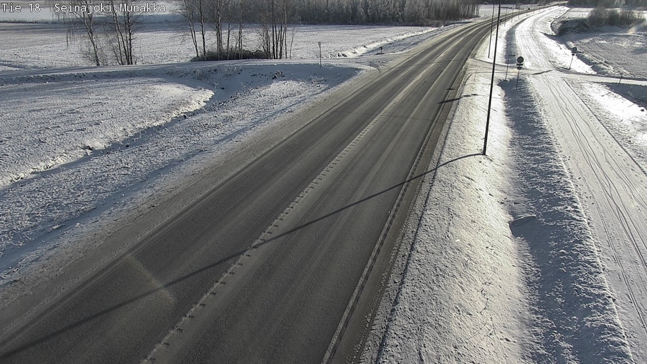 Weather Camera Image Road 18 Seinäjoki, Munakka, Seinäjoki, Etelä-Pohjanmaa