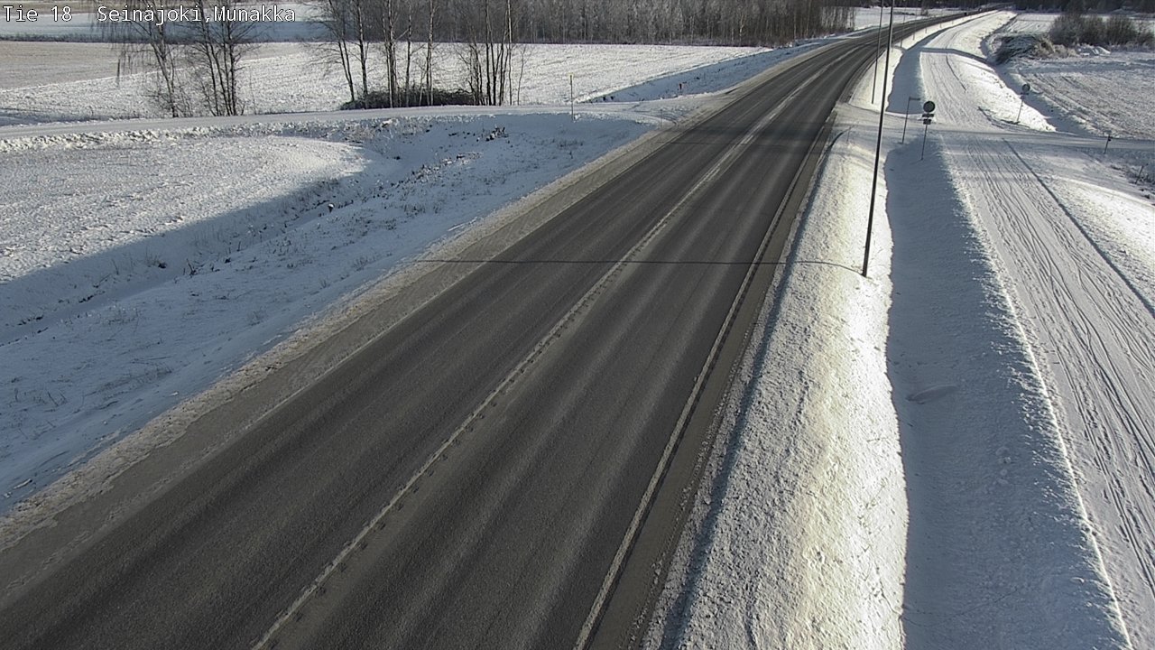 Weather Camera Image Road 18 Seinäjoki, Munakka, Seinäjoki, Etelä-Pohjanmaa
