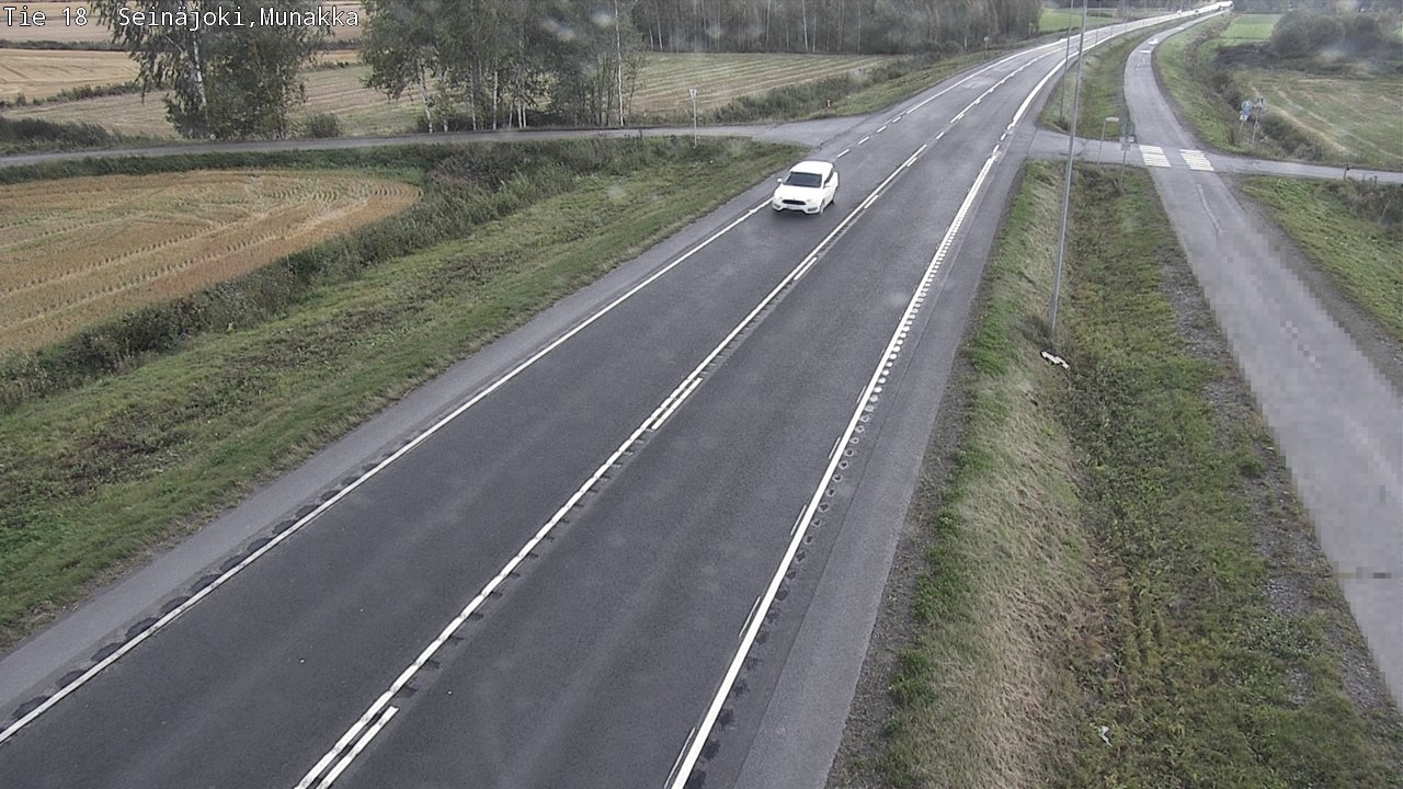 Weather Camera Image Väg 18 Seinäjoki, Munakka, Seinäjoki, Etelä-Pohjanmaa