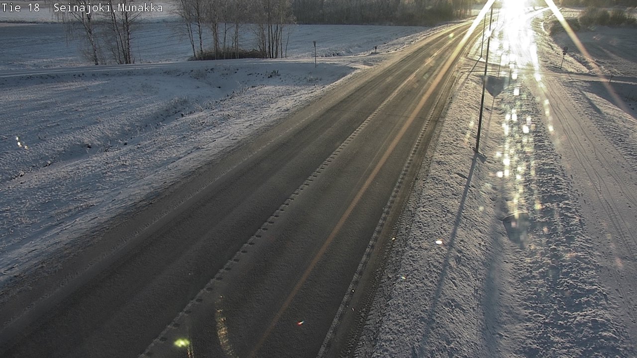 Weather Camera Image Road 18 Seinäjoki, Munakka, Seinäjoki, Etelä-Pohjanmaa