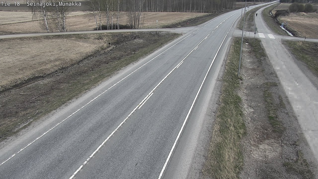 Weather Camera Image Väg 18 Seinäjoki, Munakka, Seinäjoki, Etelä-Pohjanmaa