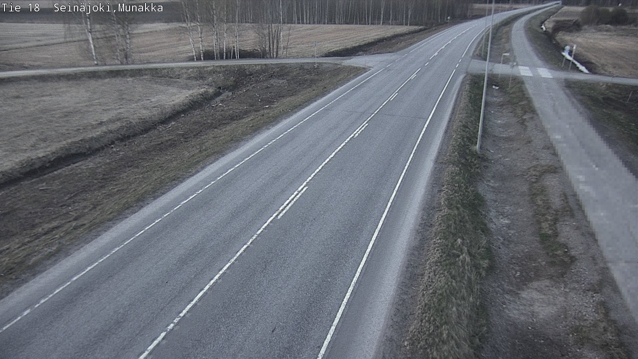 Weather Camera Image Road 18 Seinäjoki, Munakka, Seinäjoki, Etelä-Pohjanmaa