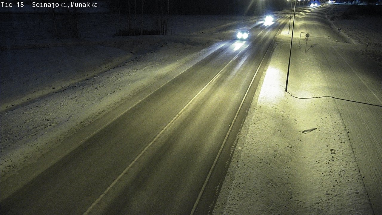 Weather Camera Image Road 18 Seinäjoki, Munakka, Seinäjoki, Etelä-Pohjanmaa