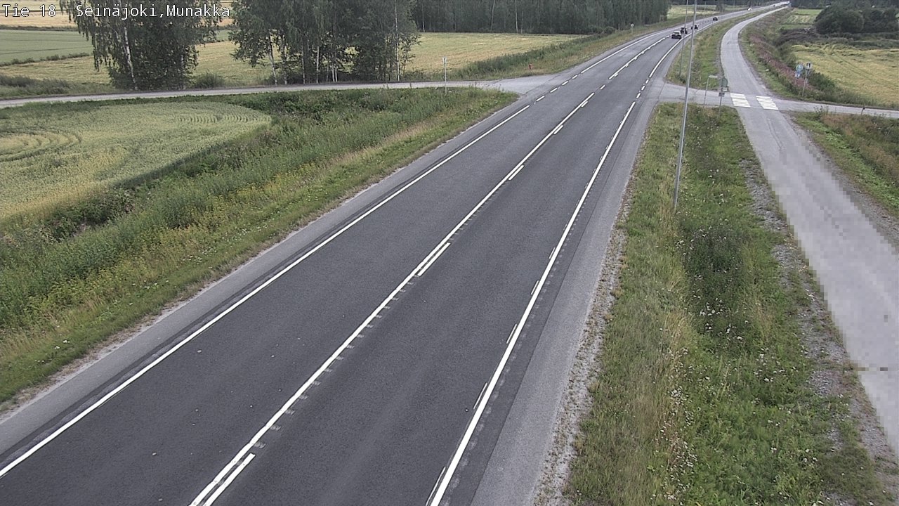 Weather Camera Image Road 18 Seinäjoki, Munakka, Seinäjoki, Etelä-Pohjanmaa