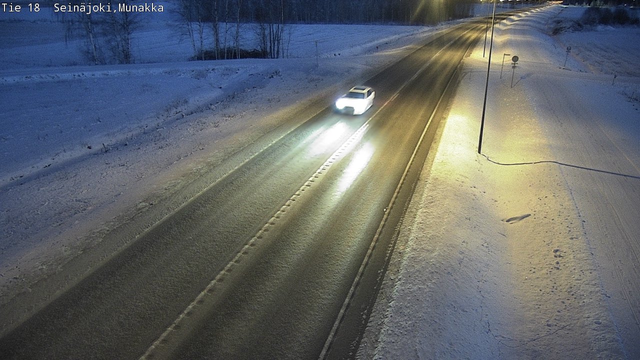 Weather Camera Image Road 18 Seinäjoki, Munakka, Seinäjoki, Etelä-Pohjanmaa