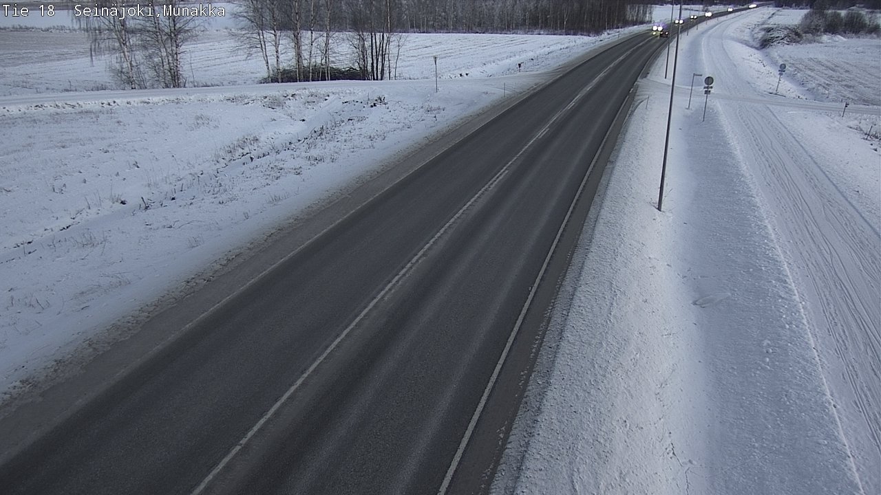 Weather Camera Image Road 18 Seinäjoki, Munakka, Seinäjoki, Etelä-Pohjanmaa
