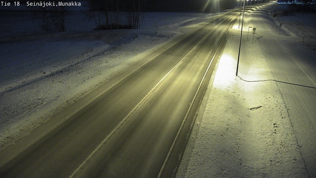 Weather Camera Image Road 18 Seinäjoki, Munakka, Seinäjoki, Etelä-Pohjanmaa