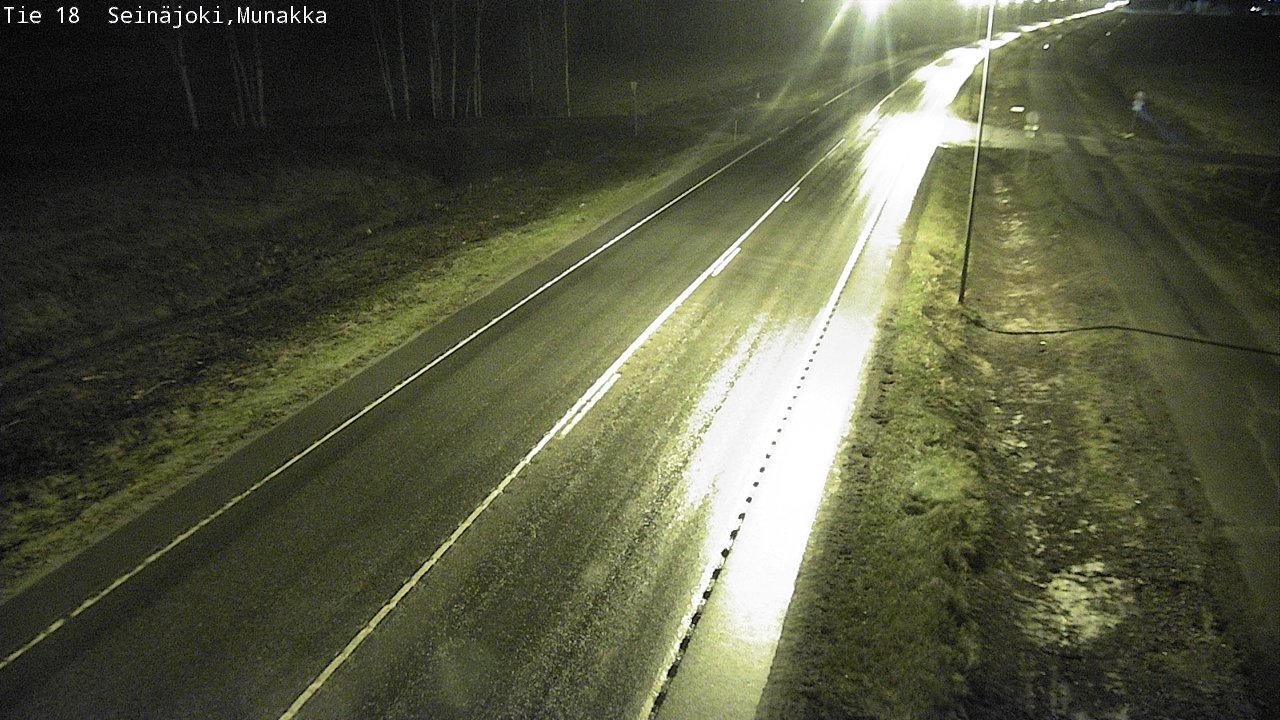 Weather Camera Image Road 18 Seinäjoki, Munakka, Seinäjoki, Etelä-Pohjanmaa