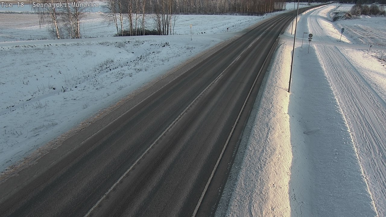 Weather Camera Image Road 18 Seinäjoki, Munakka, Seinäjoki, Etelä-Pohjanmaa