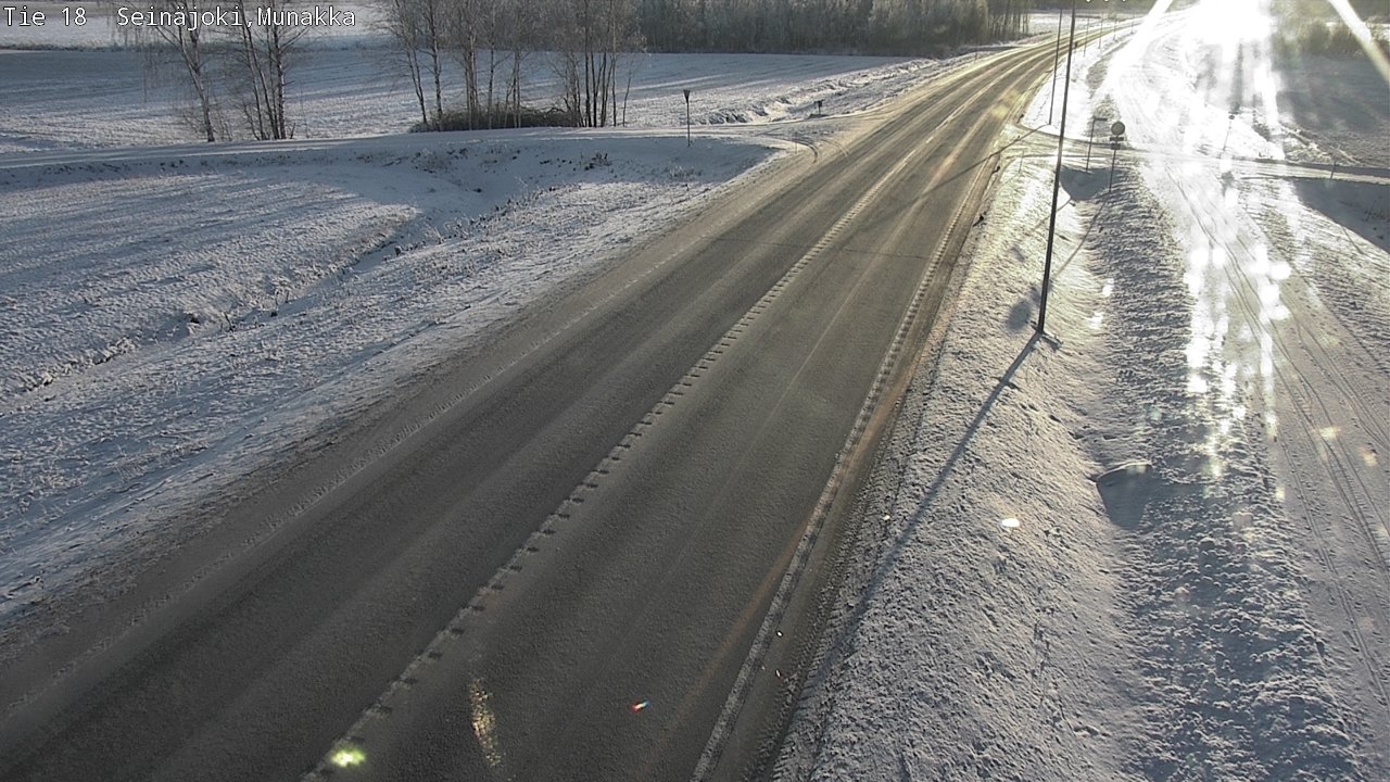 Weather Camera Image Road 18 Seinäjoki, Munakka, Seinäjoki, Etelä-Pohjanmaa