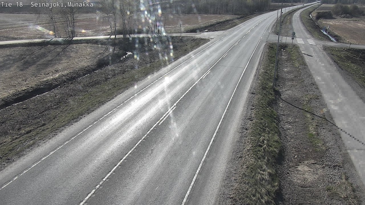 Weather Camera Image Väg 18 Seinäjoki, Munakka, Seinäjoki, Etelä-Pohjanmaa