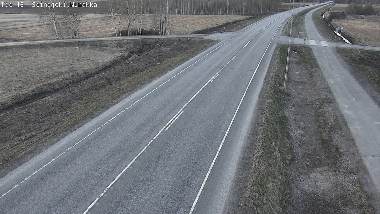 Weather Camera Image Road 18 Seinäjoki, Munakka, Seinäjoki, Etelä-Pohjanmaa