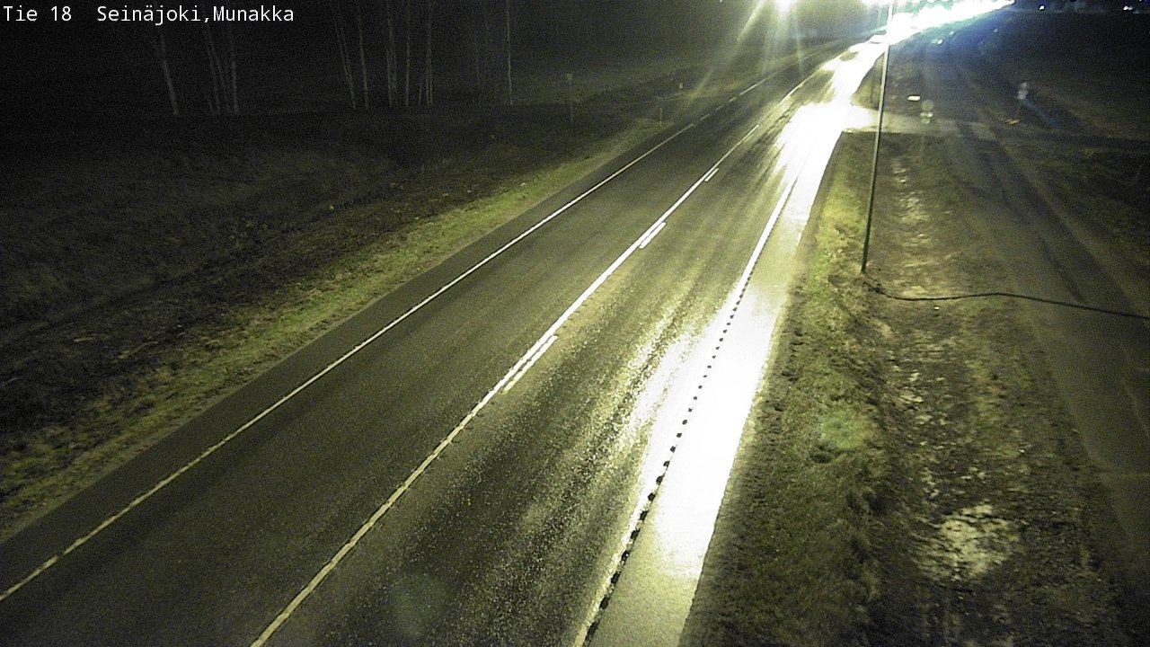 Weather Camera Image Road 18 Seinäjoki, Munakka, Seinäjoki, Etelä-Pohjanmaa