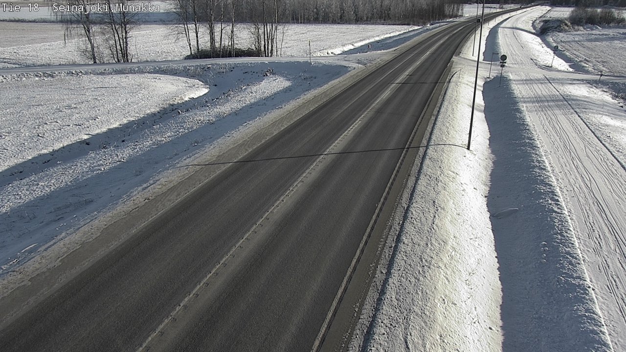 Weather Camera Image Road 18 Seinäjoki, Munakka, Seinäjoki, Etelä-Pohjanmaa