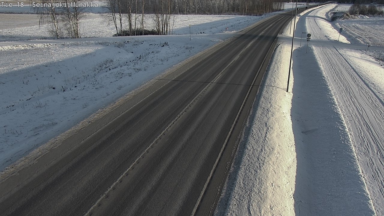 Weather Camera Image Road 18 Seinäjoki, Munakka, Seinäjoki, Etelä-Pohjanmaa