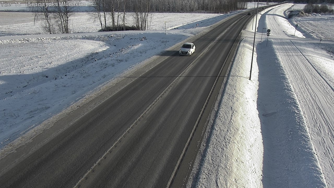 Weather Camera Image Road 18 Seinäjoki, Munakka, Seinäjoki, Etelä-Pohjanmaa