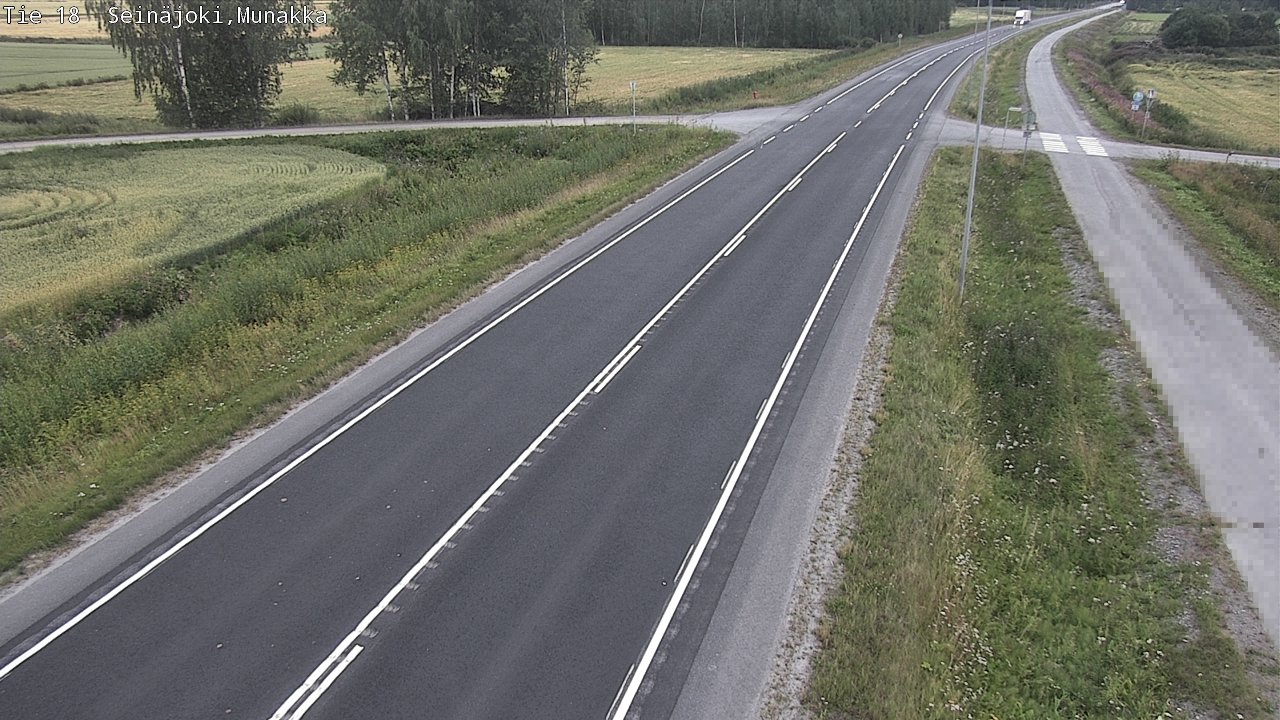 Weather Camera Image Road 18 Seinäjoki, Munakka, Seinäjoki, Etelä-Pohjanmaa