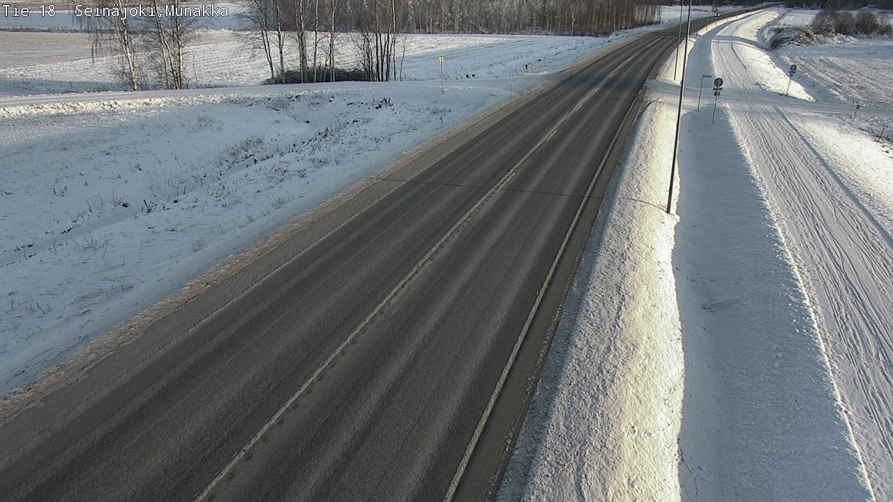 Weather Camera Image Road 18 Seinäjoki, Munakka, Seinäjoki, Etelä-Pohjanmaa