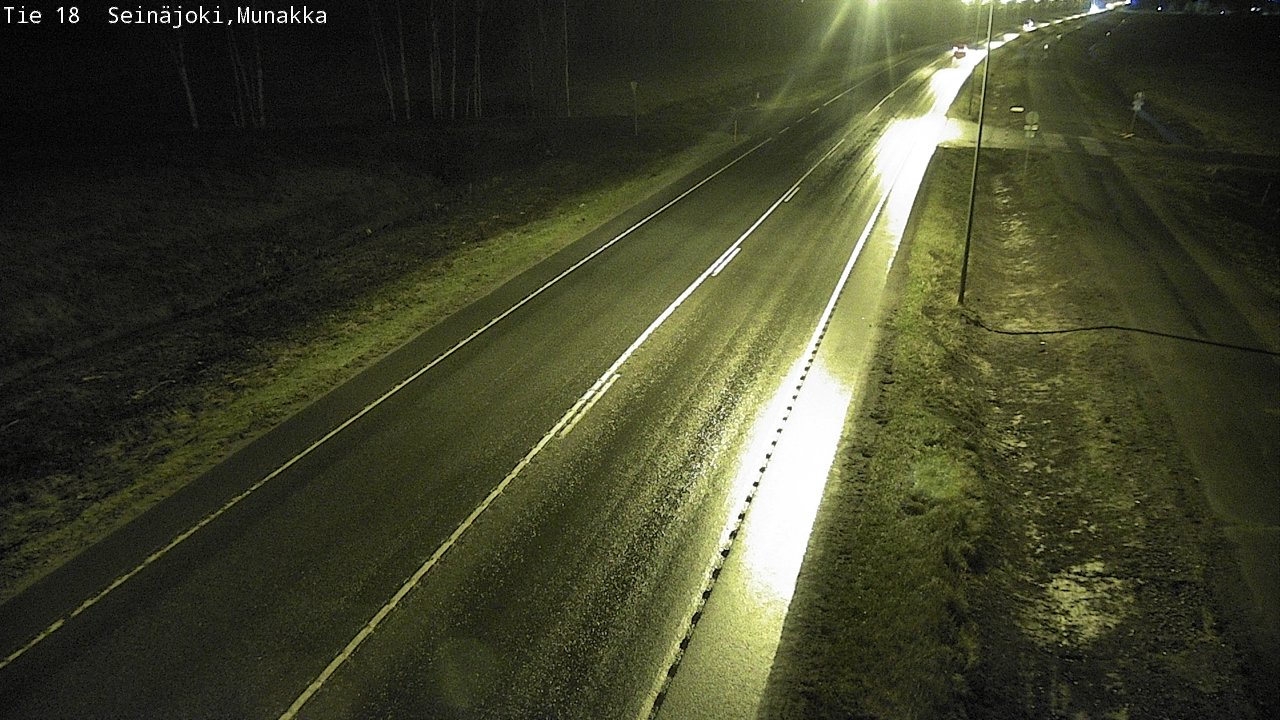 Weather Camera Image Road 18 Seinäjoki, Munakka, Seinäjoki, Etelä-Pohjanmaa