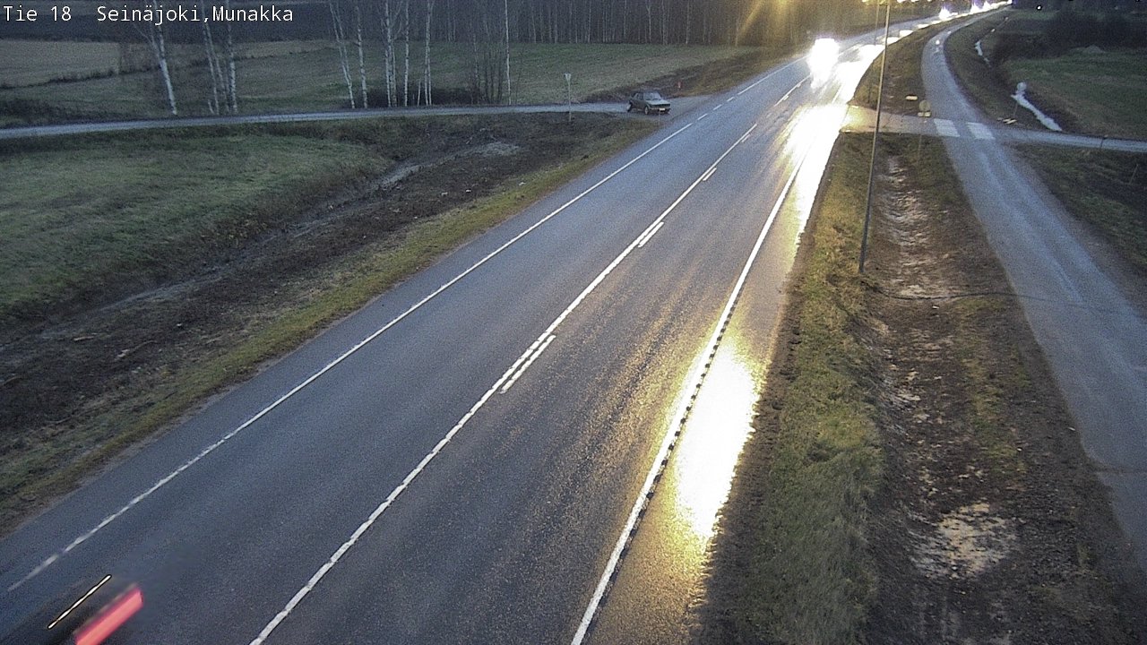 Weather Camera Image Road 18 Seinäjoki, Munakka, Seinäjoki, Etelä-Pohjanmaa