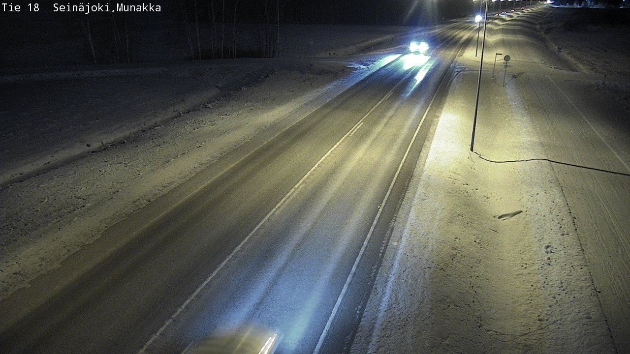 Weather Camera Image Väg 18 Seinäjoki, Munakka, Seinäjoki, Etelä-Pohjanmaa