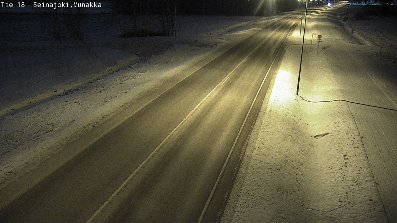 Weather Camera Image Road 18 Seinäjoki, Munakka, Seinäjoki, Etelä-Pohjanmaa