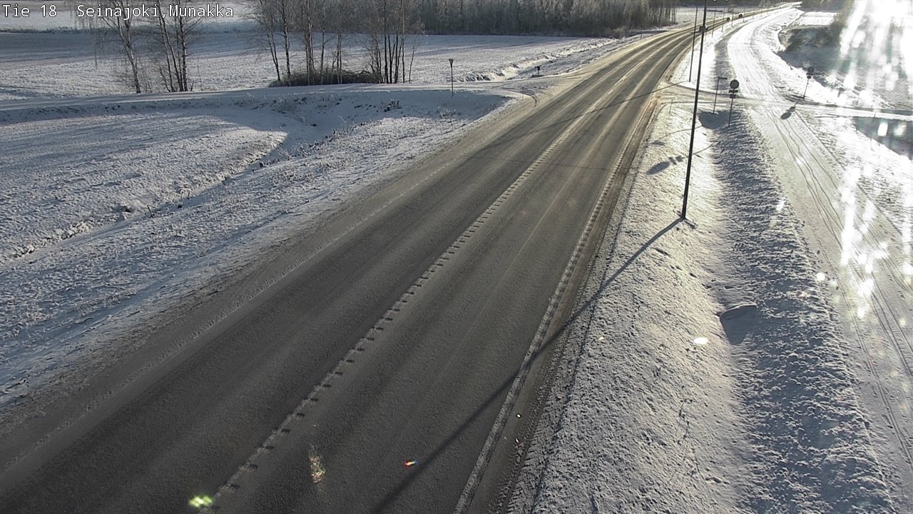 Weather Camera Image Road 18 Seinäjoki, Munakka, Seinäjoki, Etelä-Pohjanmaa