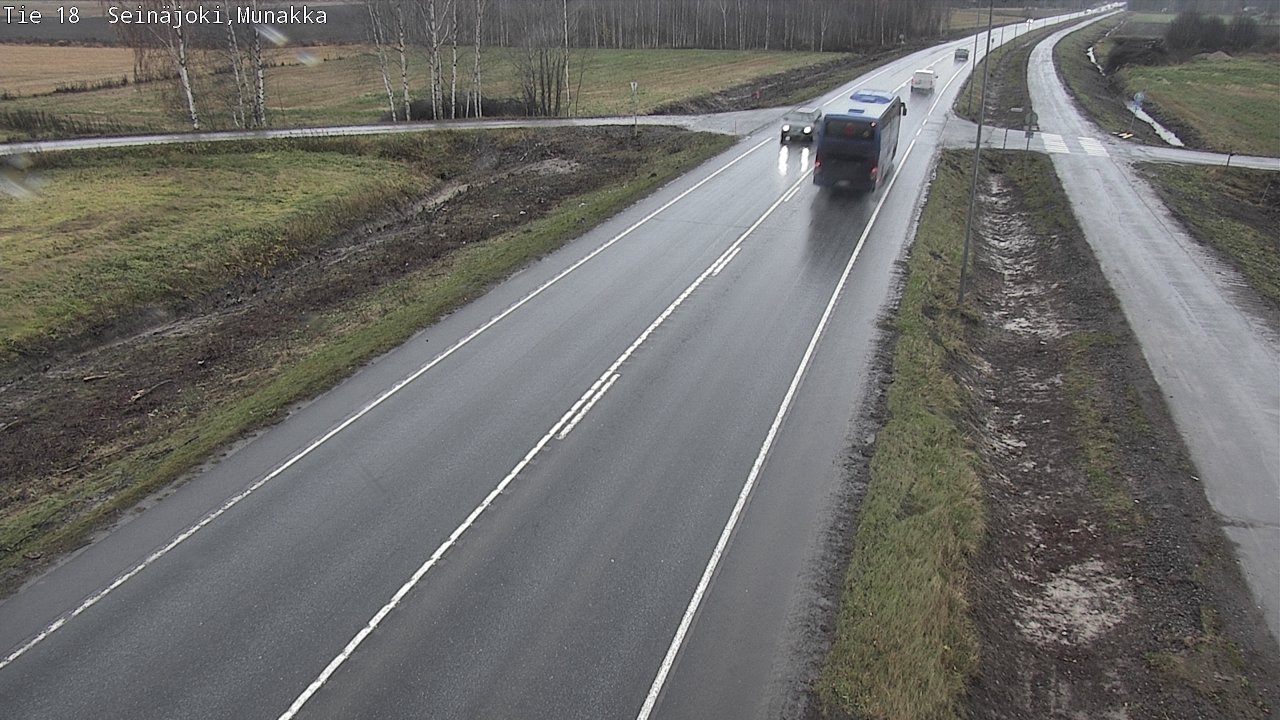 Weather Camera Image Väg 18 Seinäjoki, Munakka, Seinäjoki, Etelä-Pohjanmaa