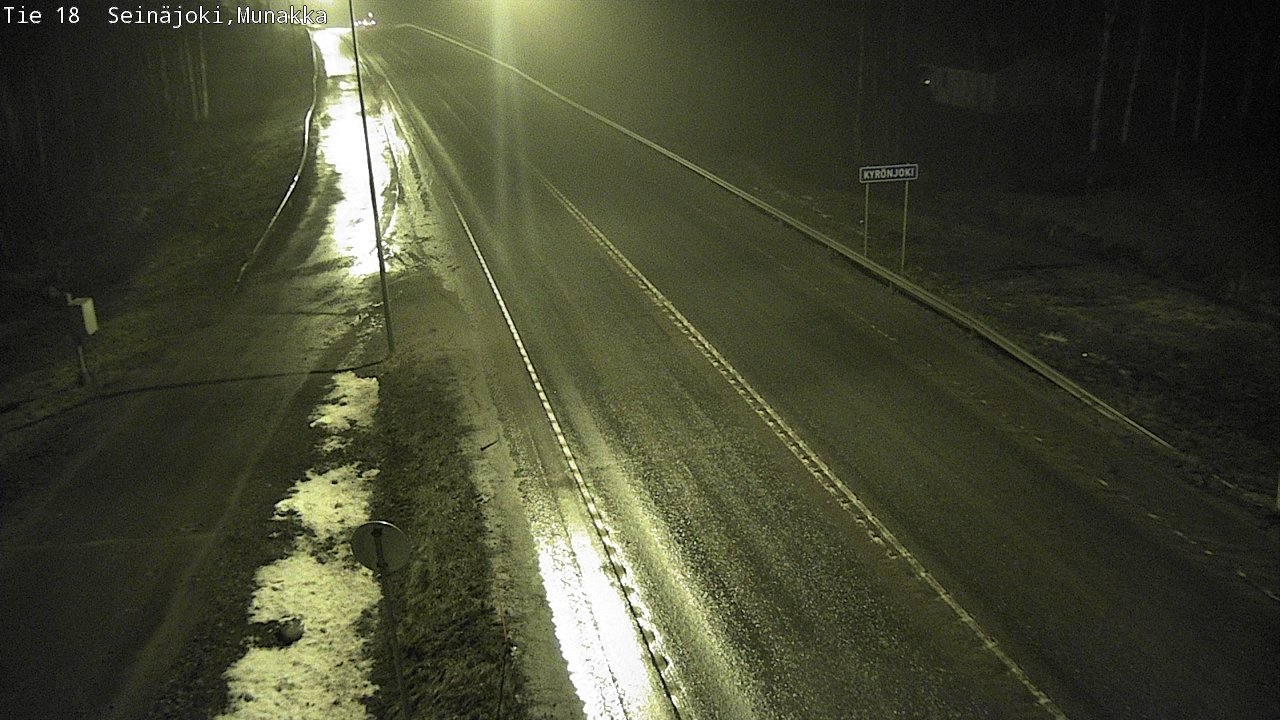 Weather Camera Image Väg 18 Seinäjoki, Munakka, Seinäjoki, Etelä-Pohjanmaa